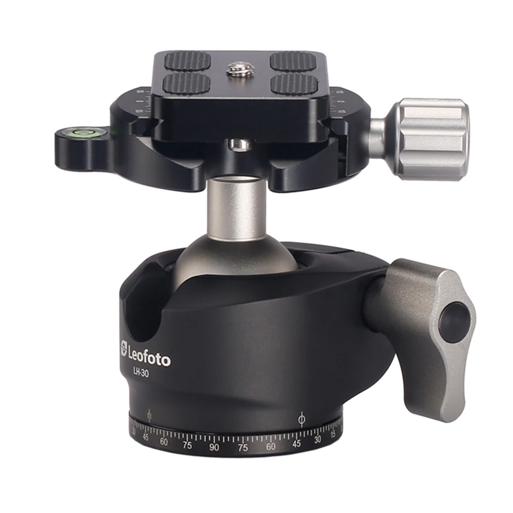 

Aluminum Alloy Tripod Ballhead Ball Head With Quick Release Plate Arca-swiss Load 8KG For Benro Manfrotto Tripod as RRS Heads