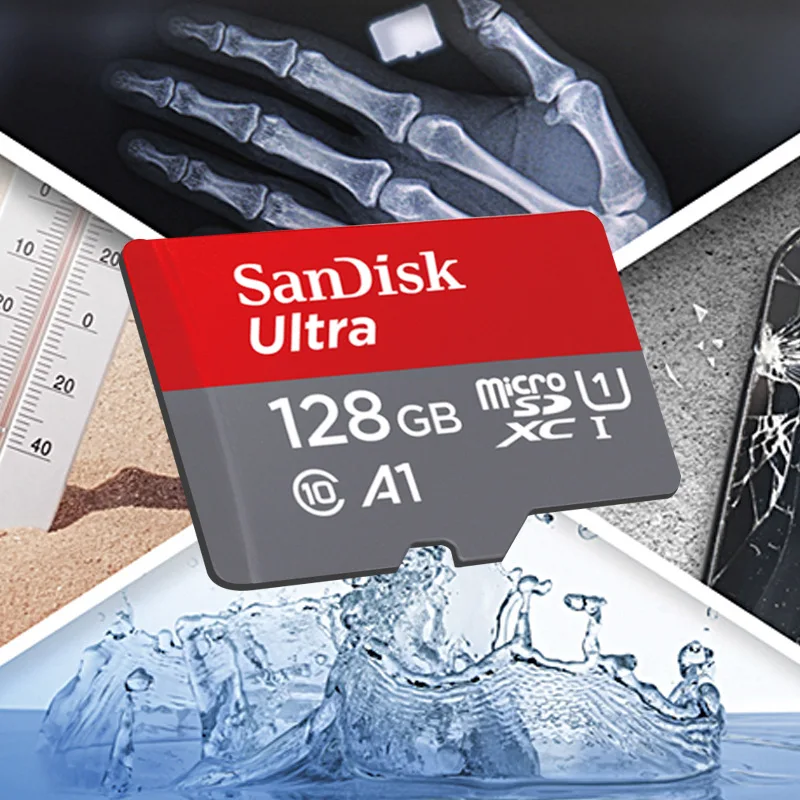 Sandisk Карта Micro Sd Class10 TF card16gb 32 ГБ 64 ГБ 128 ГБ 80 МБ/с. карты памяти для samrtphone и настольный ПК