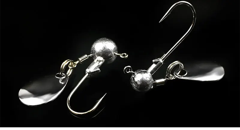 Infof 10 шт./упак. джиг-головки Крючки Рыбалка спин Jighead 2 г 4 г джиг спины с лезвиями Змеевики трубы молния