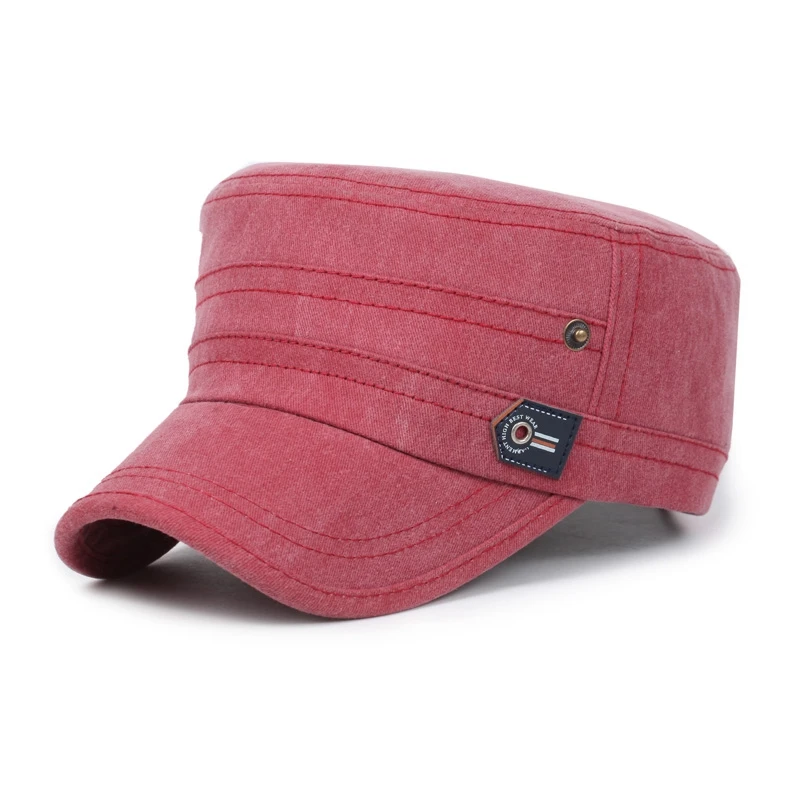 Мужская и женская однотонная Кепка в стиле милитари высококлассная шляпа от