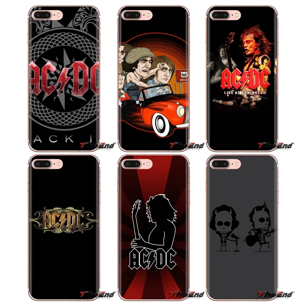 AC DC Heavy Metal Music Band Soft Transparent Shell Covers For Xiaomi Redmi 4A S2 Note 3 3S 4 4X 5 Plus 6 7 6A Pro Pocophone F1 |