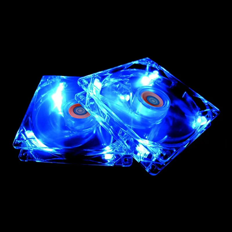 Новейший офисный компьютер компоненты IMP-691 Cool 7 огней Quad LED Light Neon Clear 14*14*2 5 см PC