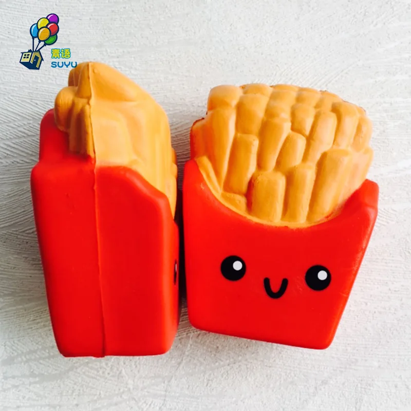 Игрушки-антистресс оптовая продажа 10 шт Kawaii Squishy милый Картофель фри медленно