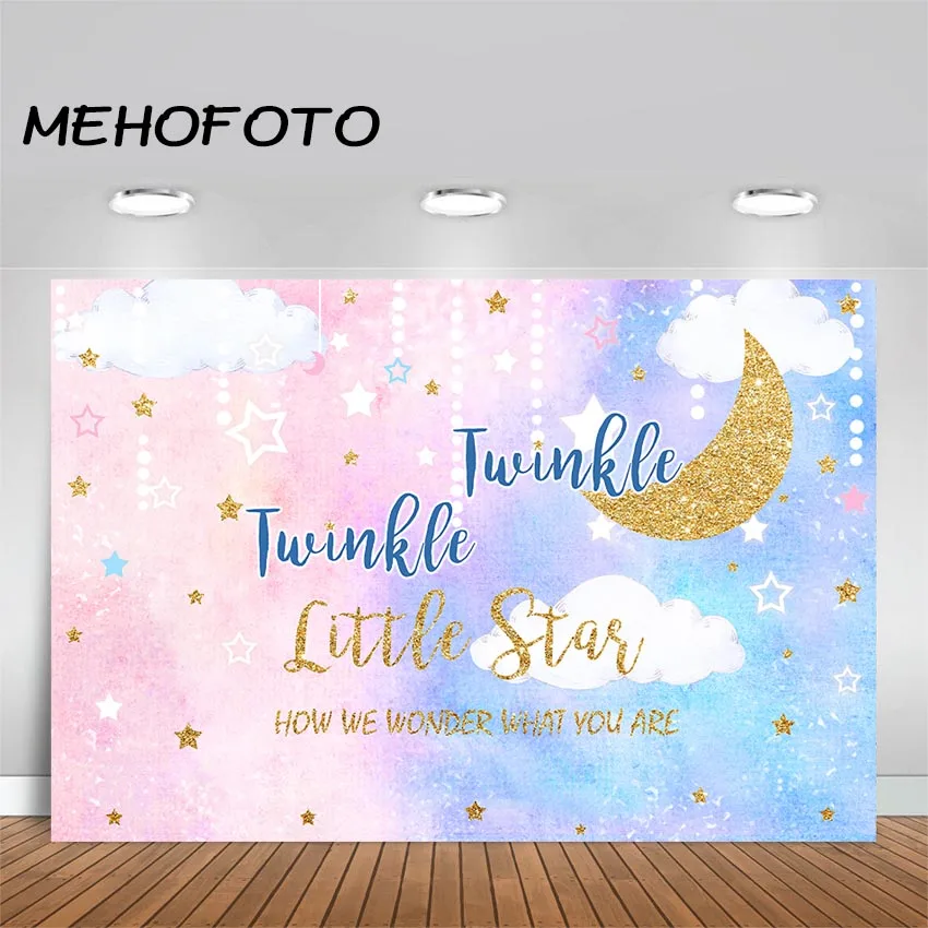 MEHOFOTO Twinkle маленькие Звездные декорации День рождения Baby Shower фон для фотосъемки с