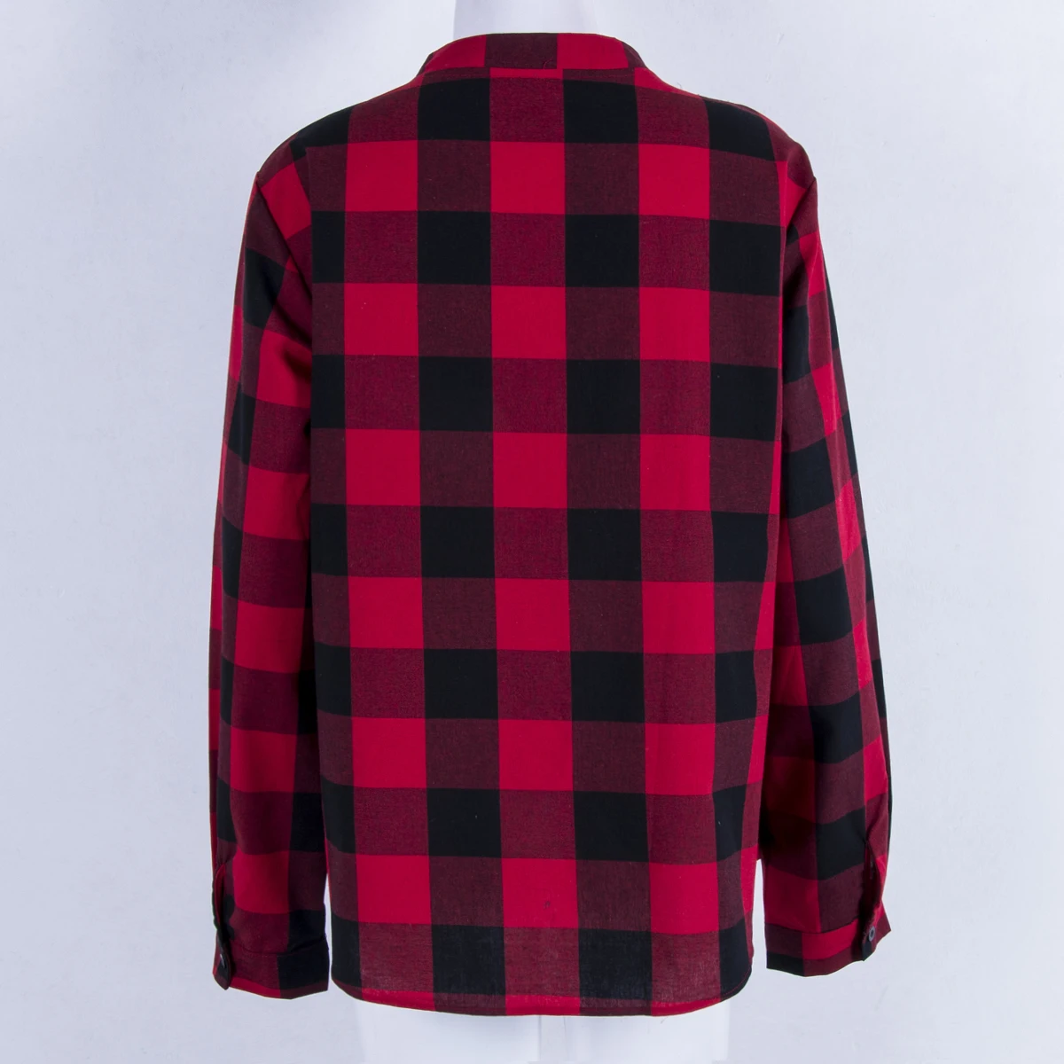 Женская клетчатая офисная хлопковая рубашка на шнуровке топы облегающая модная