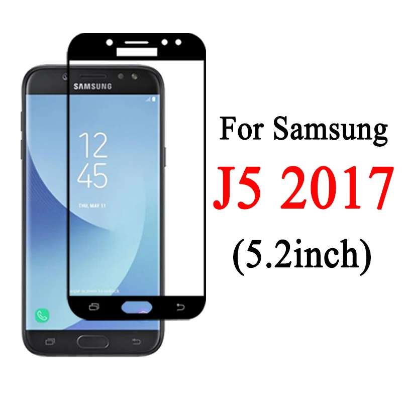 Защитное стекло для samsung galaxy j5 j7 j3, Защитная пленка для экрана samsun galax j 3 5 7 pro, защитная пленка из закаленного стекла - Цвет: For Samsung J5 2017