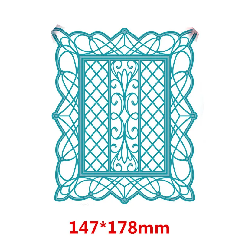 H2825 Слои кружевная рамка из металла трафареты для пресс-формы для DIY Скрапбукинг фото украшение для альбома тиснение бумажные карточки ручной работы высечки - Цвет: H2825