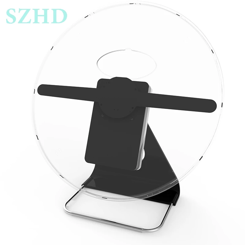 

SZHD 2019 Новое прибытие wifi приложение 30 см 3d Голограмма СВЕТОДИОДНЫЙ Дисплей вентилятора рекламный светодиодный дисплей с батареей
