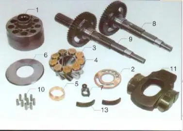 

Replace CATER SBS80 (CAT312C) hydraulic pump spare parts