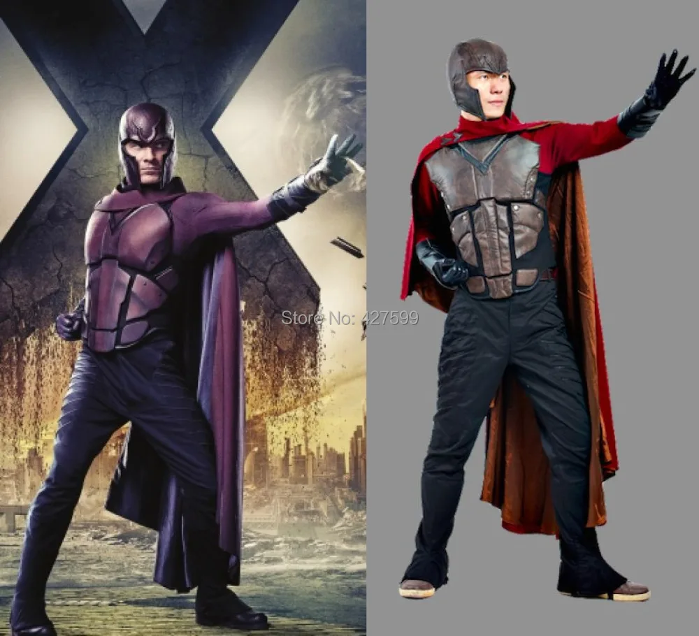 X-Men: Days of Future Past Erik Lehnsherr Magneto костюм для косплея | Тематическая одежда и униформа
