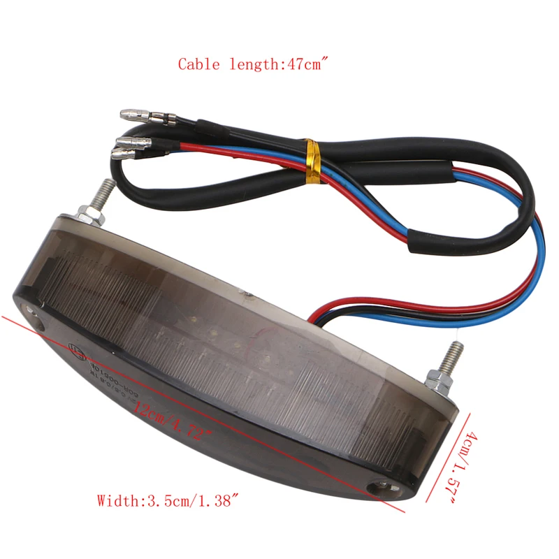 

New 1 Pc Universal DC 12V Motorcycle 28 LED Brake Running Turn License Plate Tail Light Lamp Bulb for ATV Bike