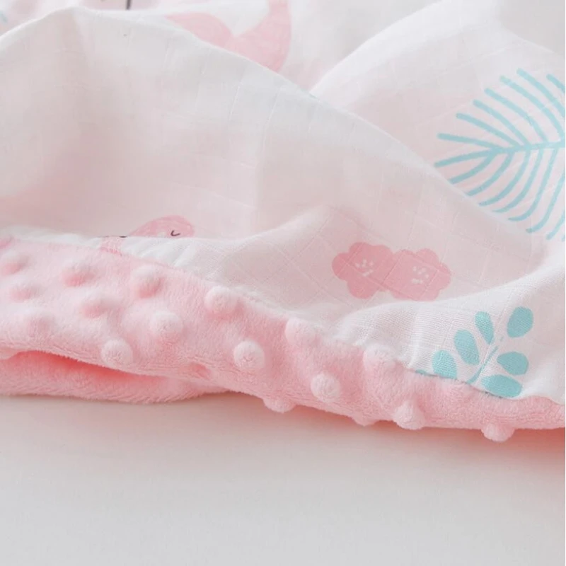 110*140 см Beanie одеяло хлопковое детское полотенце Minky одеяло детское одеяло для новорожденных детская простыня