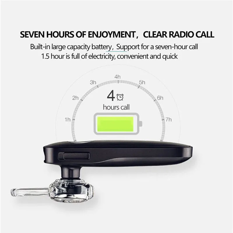 Bluetooth 4,2, беспроводные наушники, мини наушники, гарнитура с микрофоном для iPhone, samsung, huawei, Xiaomi