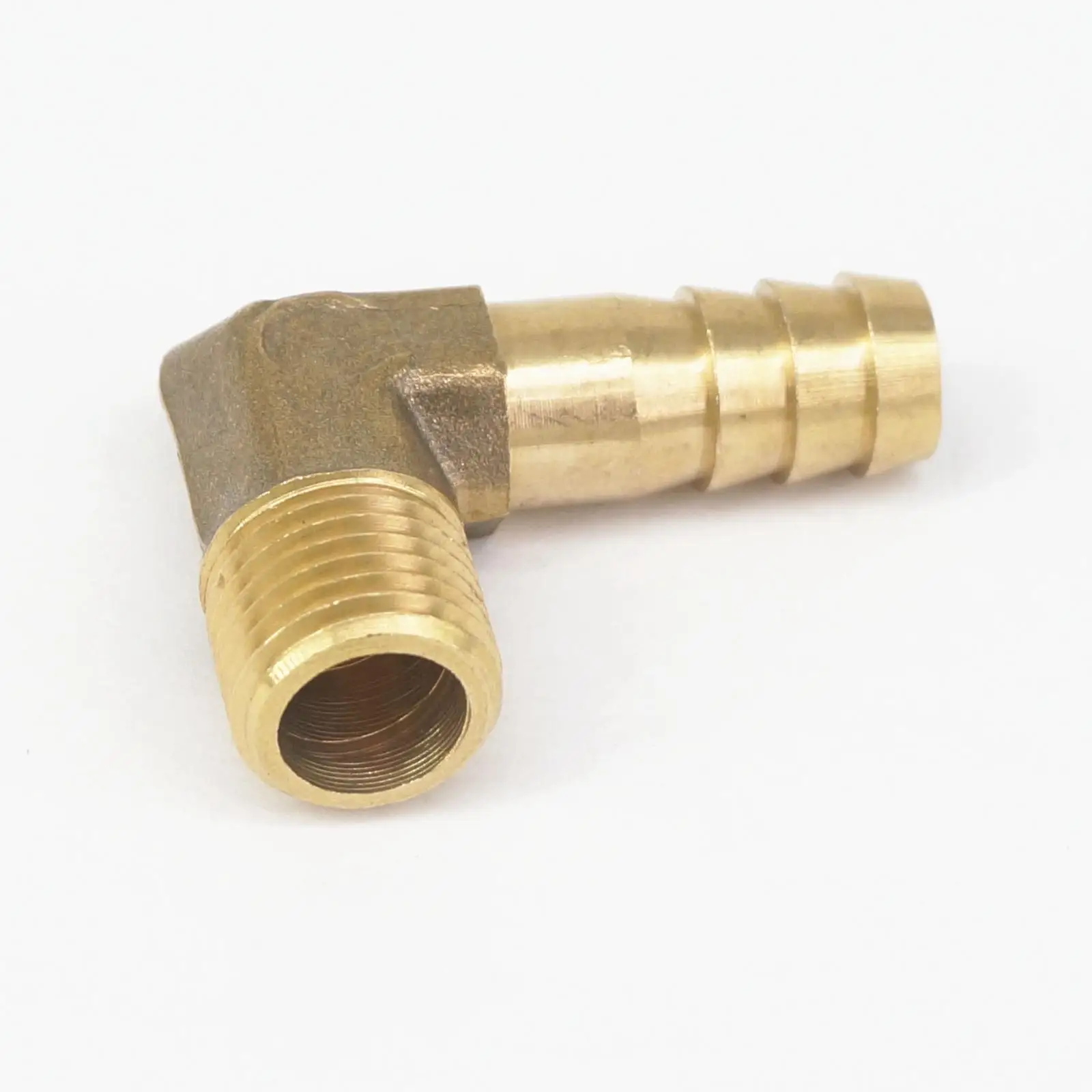 Лот 2 шлангов I/D 10 мм x 1/4 &quotBSP Мужской нитевой локоть латунный hosetail Соединительный