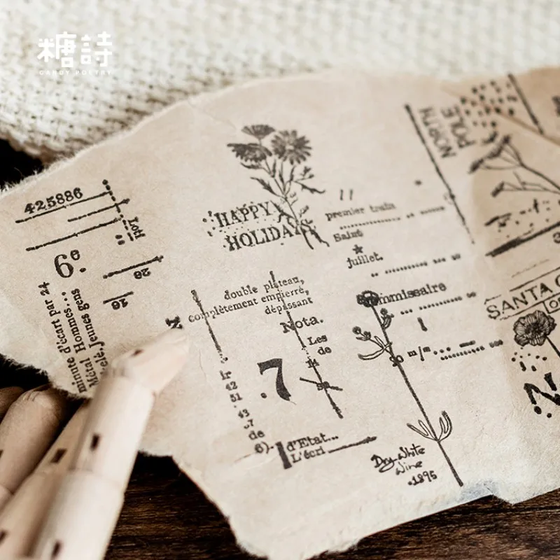 1 шт. серия leave Plant note деревянный штамп сделай сам ручная наклейка штампы для