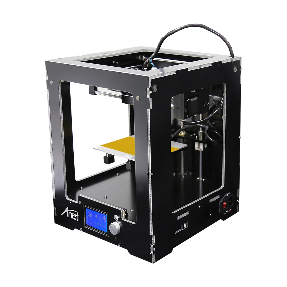 Anet A3s обновленная металлическая структура Высокая точность сборка FDM 3d принтер Сборка Размер 150*150*150 мм кровать с подогревом с бесплатной нитью/lcd