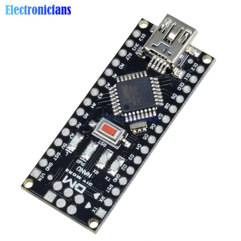10 шт. плата контроллера Mini USB PL2303TA Nano 4 0 3 ATmega328P для Arduino 5 В 16 м драйвер Набор