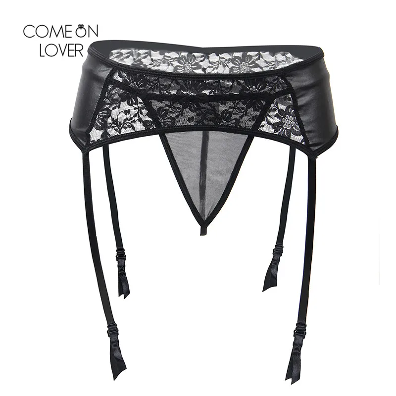 Кружевные подвязки Comonlover кожаные ремень женский 5XL 6XL пикантные женские стринги с