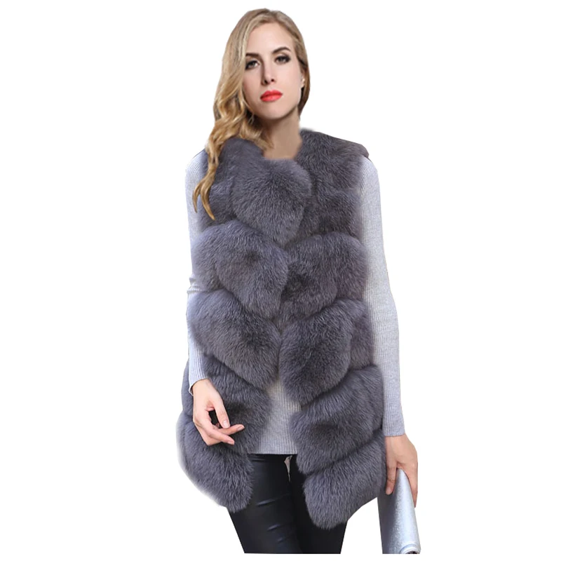 Зимний женский кардиган меховой жилет модное женское пальто из искусственного
