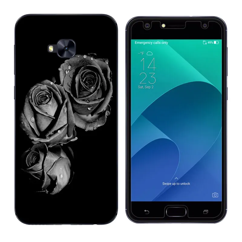 for Asus Zenfone 4 Selfie ZD553KL Case Cover Skateboard Printing Soft Silicon 5.5&quot Phone Bags |