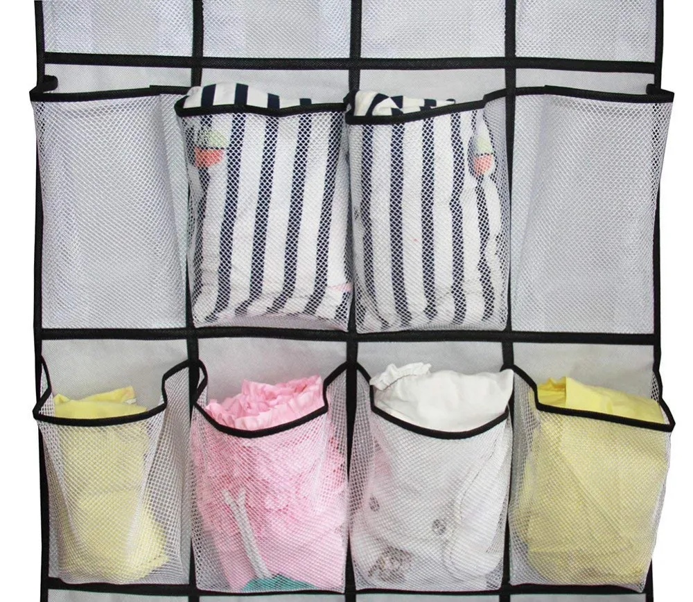 Over The Door Shoe Organizer 24 Large Mesh Pockets | Дом и сад