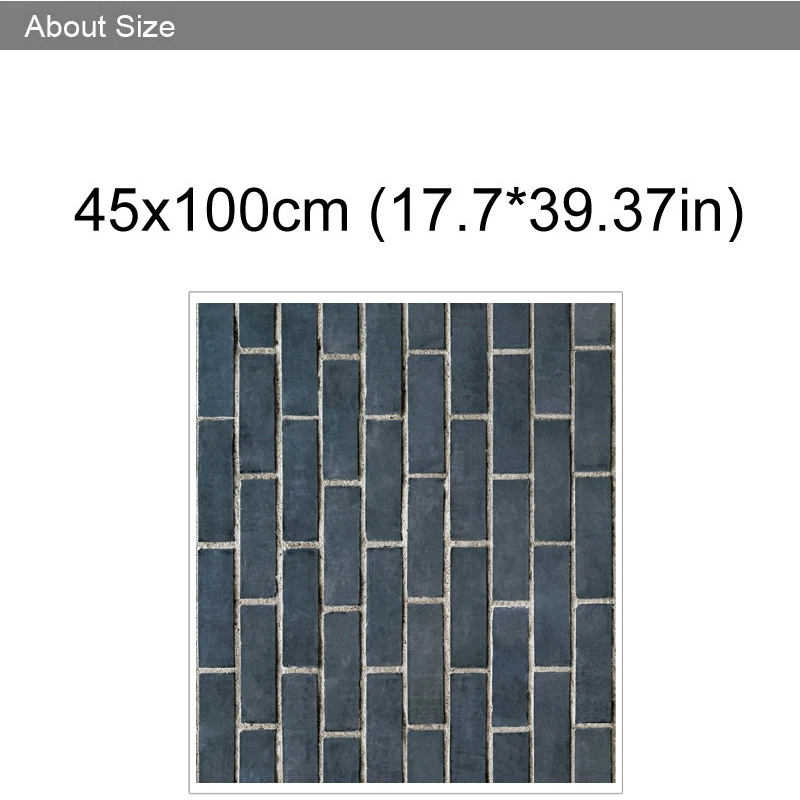 [Fundecor] Bluestone кирпич обои самоклеющиеся для гостиной спальни домашний Декор 3d
