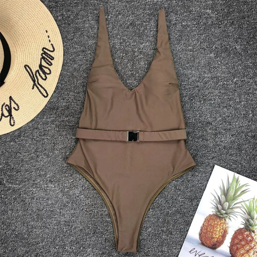 Maillot De Bain Femme, бикини для женщин, чистый цвет, пуш-ап, бюстгальтер с подкладкой, бикини, Цельный купальник, купальник, купальный костюм, боди