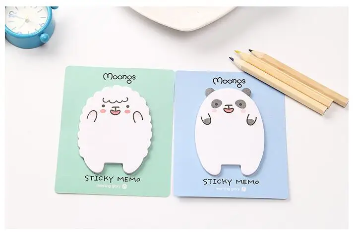 

Kawaii animal sheep and panda Sticky notes , cute panda and sheep Sticky stickers as memo pads / notepads