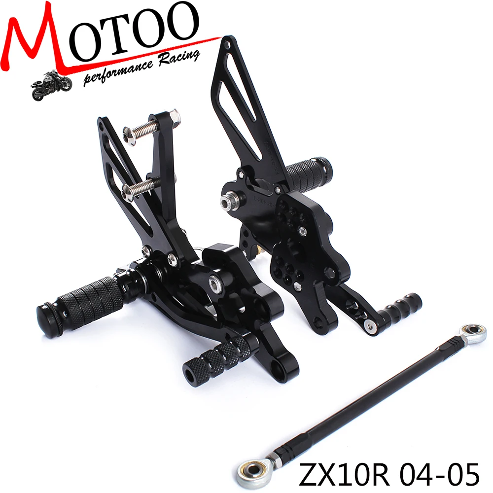 Алюминиевая мотоциклетная регулируемая подножка с ЧПУ педаль для ног наборы