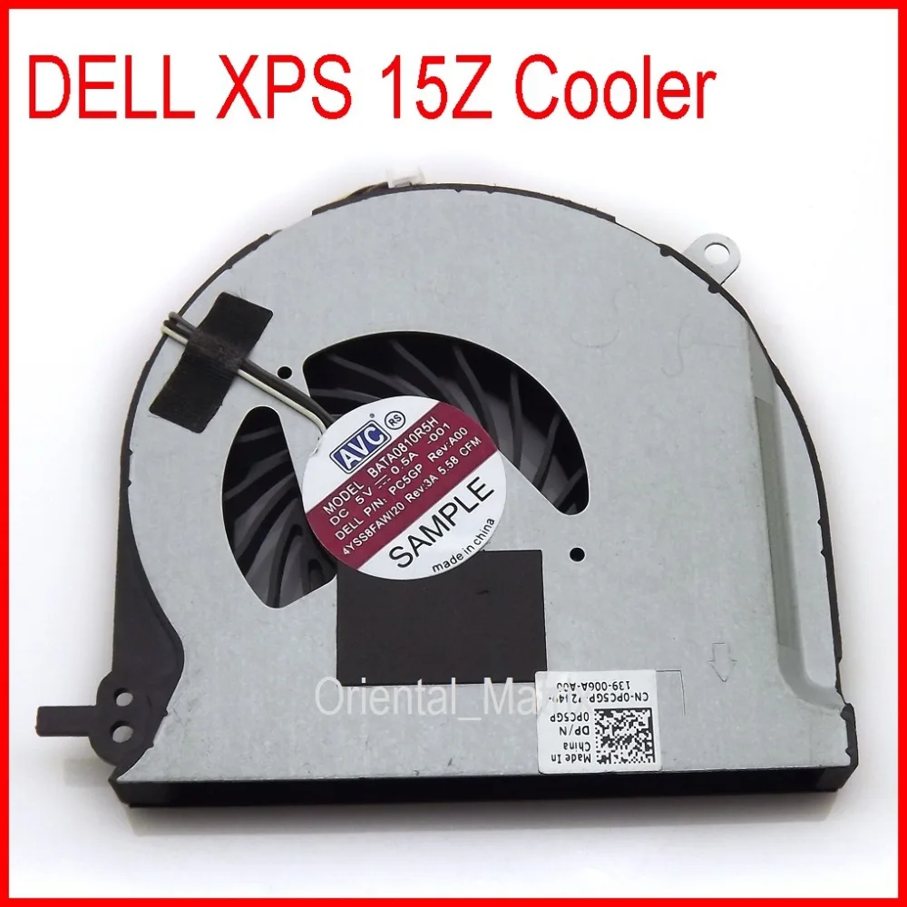 Новый BATA0810R5H 001 DFS531105MC0T DC5V 0.5A кулер вентилятор Замена для DELL L511Z XPS15Z ноутбук