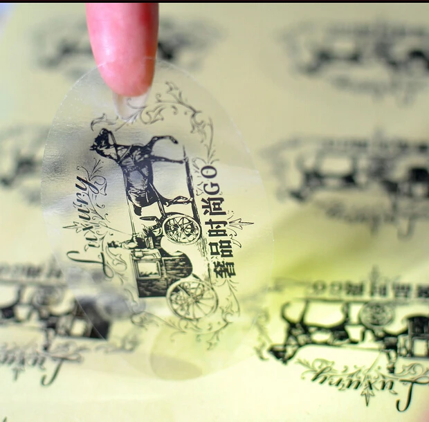 Дизайнерская компания логотип клейкая наклейка этикетка печать