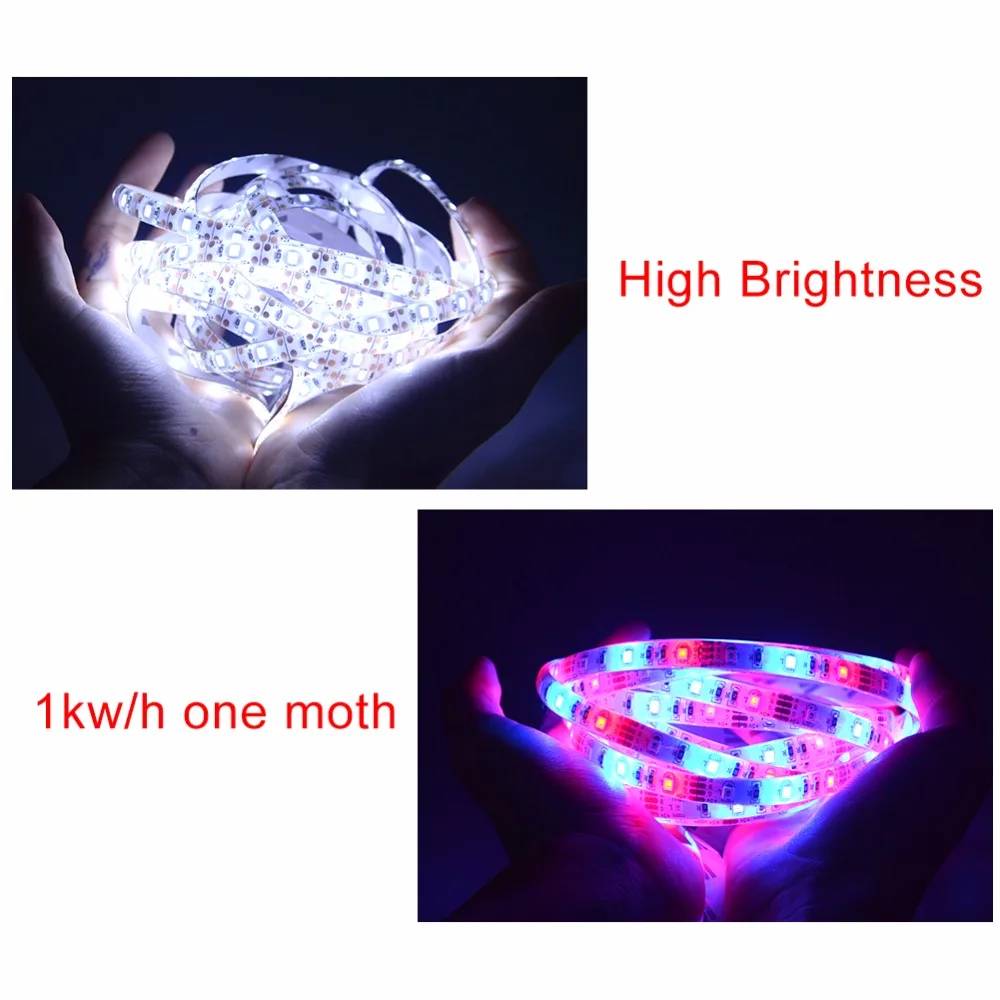 

LED Strip Light USB 2835 SMD 5V for Home RGB LED Tape Flexible 0.5m 1m 2m 3m 4m 5m TV Desktop Screen Backlight 17 KEY RF Control