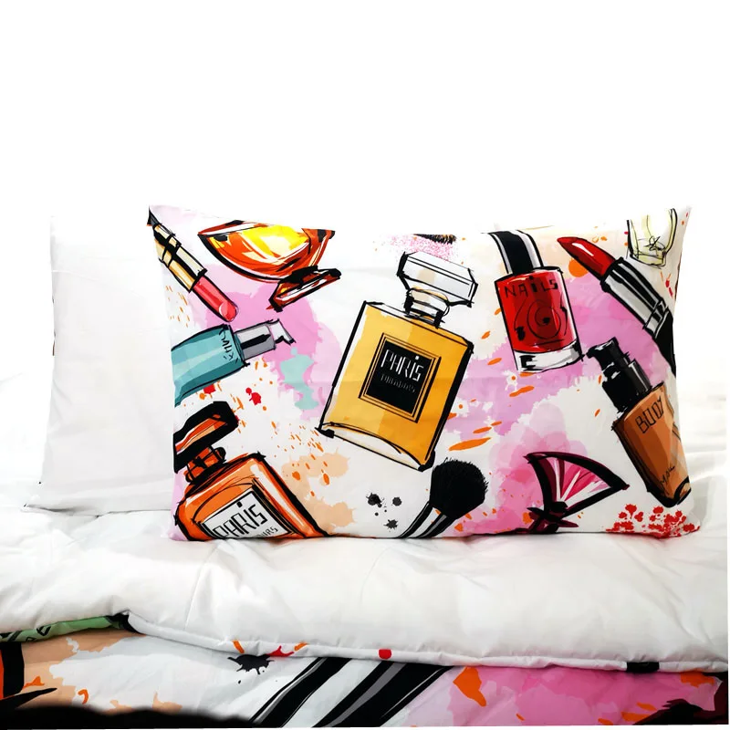 Симпатичный чехол для подушки с принтом супер мягкий s 50*70 см/70*70 см моющийся дома