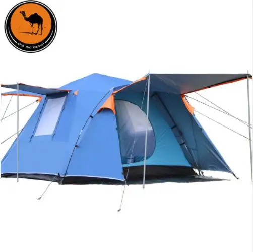 Camel Автоматическая двухслойная палатка на 3-4 человека для активного отдыха