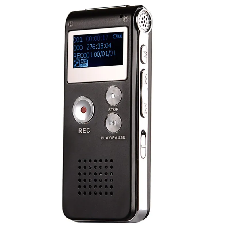 Диктофон USB 8 ГБ диктофон цифровой Аудио с встроенным микрофоном WMA/WAV/MP3/OGG |