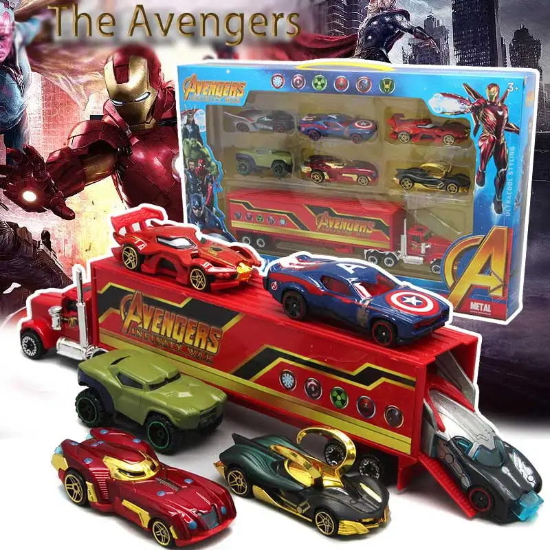 Disney marvel игрушки для мальчиков подарок на день рождения автомобильные Мстители