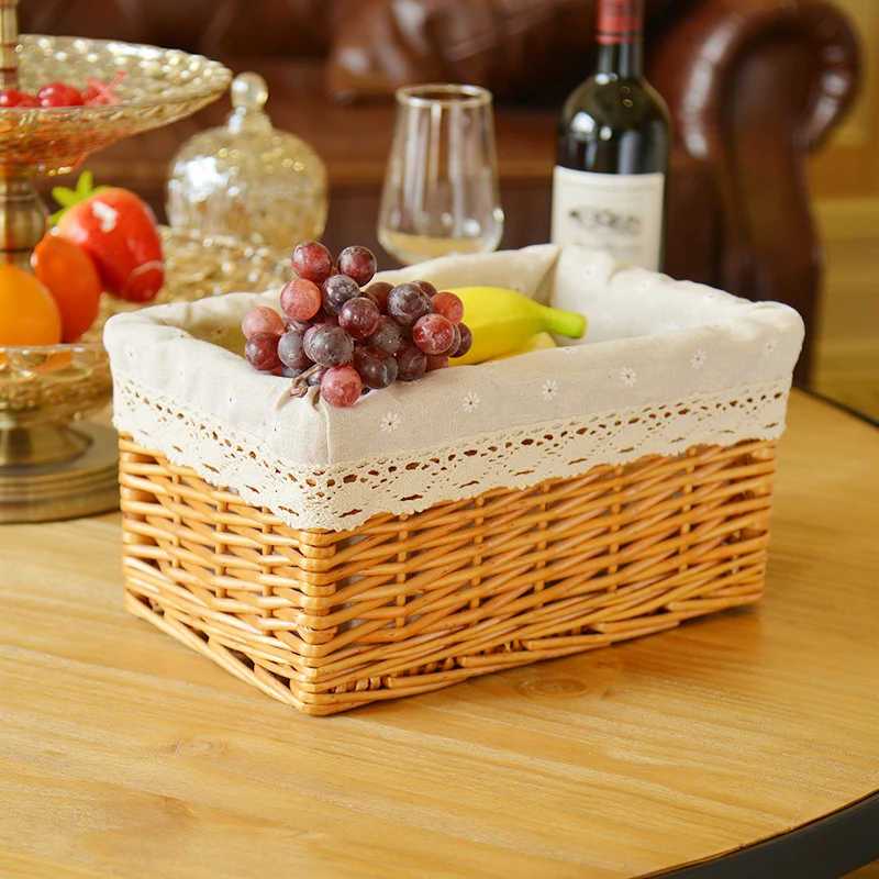 Receiving Box Super Large Rattan Arrangement Coverless Drawer Storage Basket Bed Clothes | Дом и сад