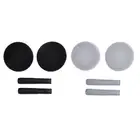 1 пара сменных амбушюров с подушечками для повязки на голову черныйбелый для Sennheiser PX100 PX200 PX80 наушники гарнитуры Высокое качество