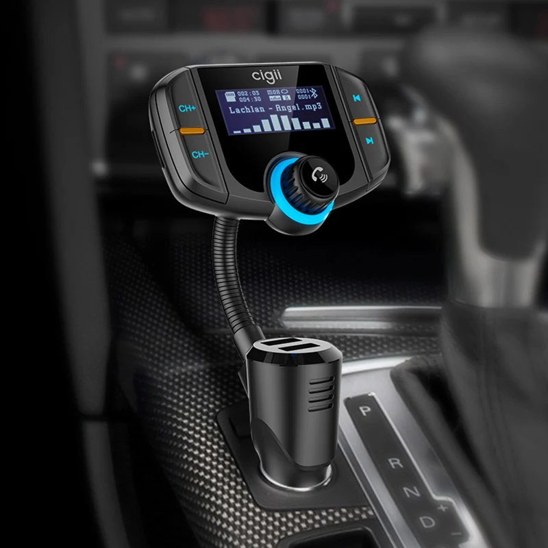 BT70 автомобильный Bluetooth fm-передатчик модулятор передатчик 2 USB быстрое зарядное устройство QC3.0 громкой связи автомобильный комплект MP3-плеер Поддержка Siri