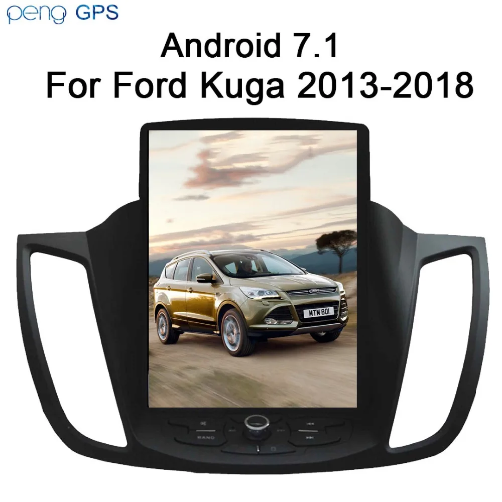 

Pure Android 7.1 Tesla style Car Radio GPS Navigation For Ford Kuga 2013-2018 No Car DVD Player Stereo Audio Headunit Multimedia