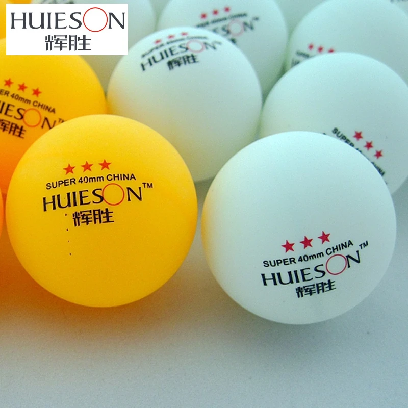 HUIESON 50 шт./пакет эксклюзивные супер 3 звездочные мячи для настольного тенниса 40 мм