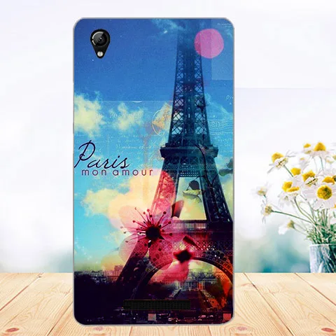 Мягкий чехол из ТПУ для Fly FS524 силиконовые чехлы с рисунком волка розы кота