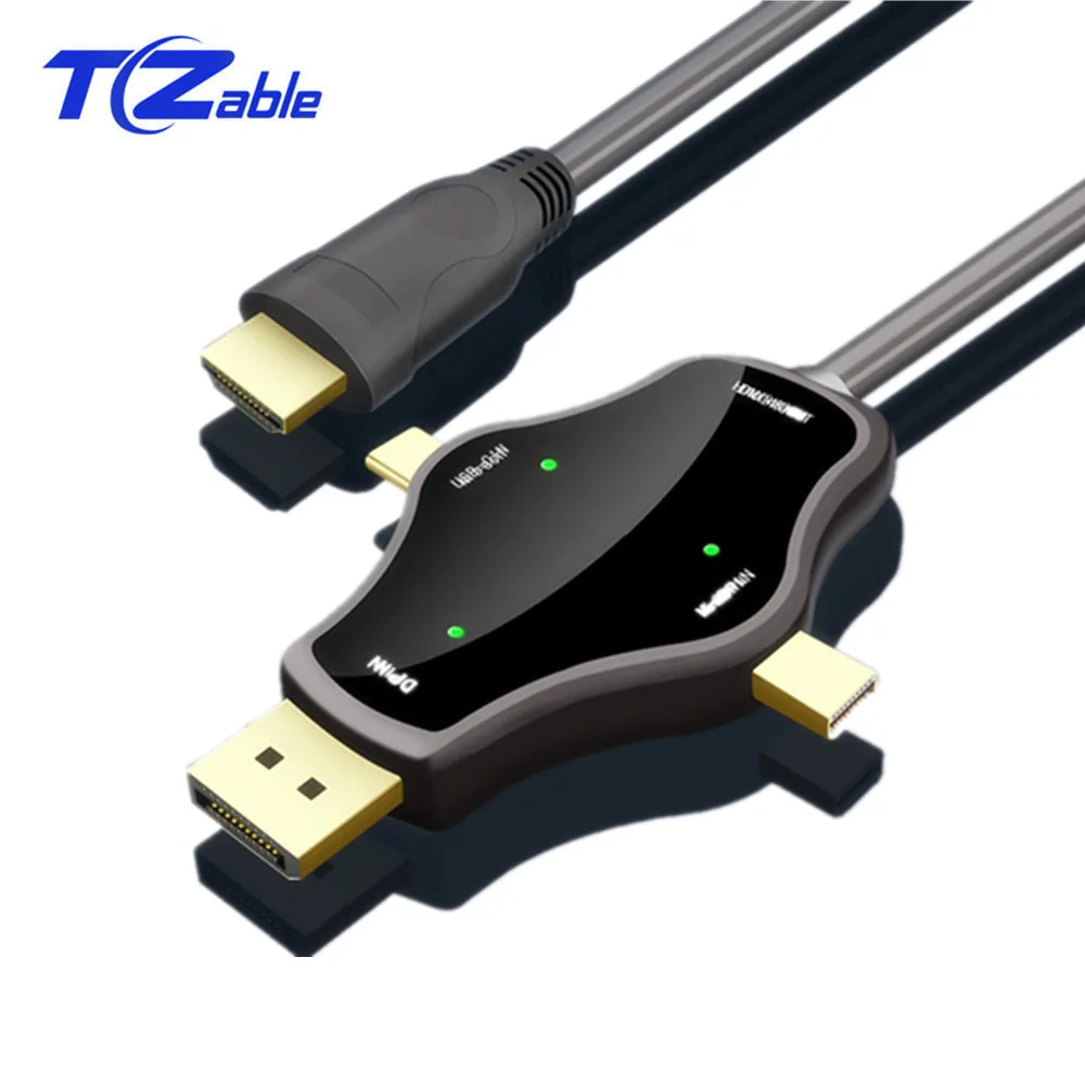 Адаптер HDMI 3 в 1 USB Type C 4K 30 Гц|Кабели HDMI| |