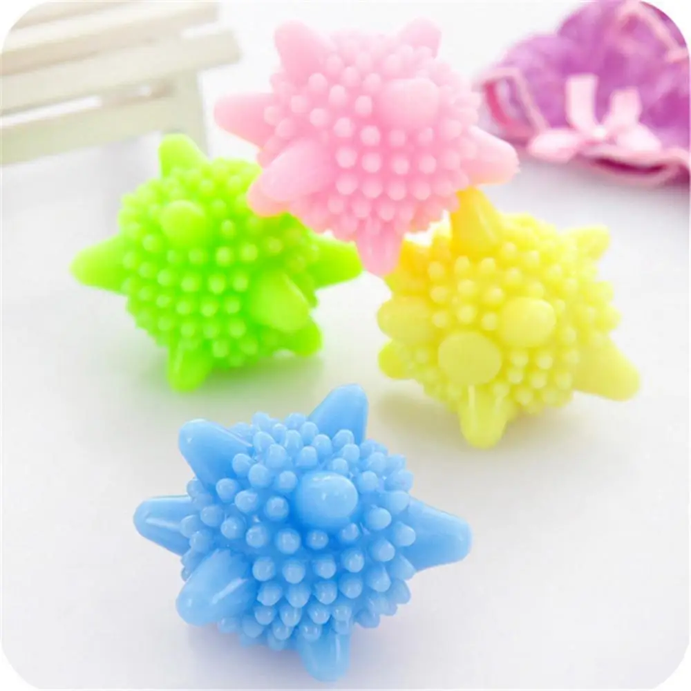 5PCS random color 1~ 10 шт Анти-намотка стиральный шарик стиральная машина Морская звезда Твердые чистящие шарики супер сильная обеззараживание шарик для стирки - Цвет: 5PCS random color