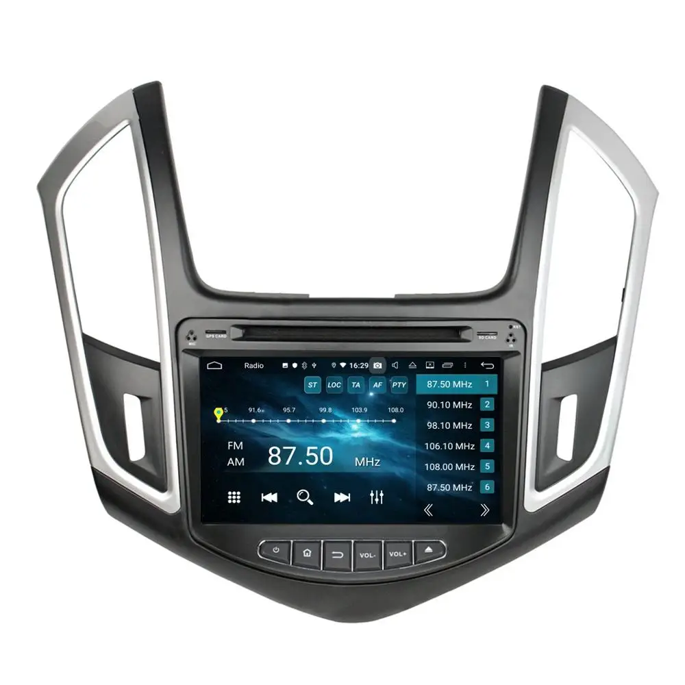 Автомагнитола CarPlay DSP PX6 4 + 64 ГБ Android 10 DVD GPS для Chevrolet Cruze 2013 2014 2015 Bluetooth 5 0 Wi-Fi легкое