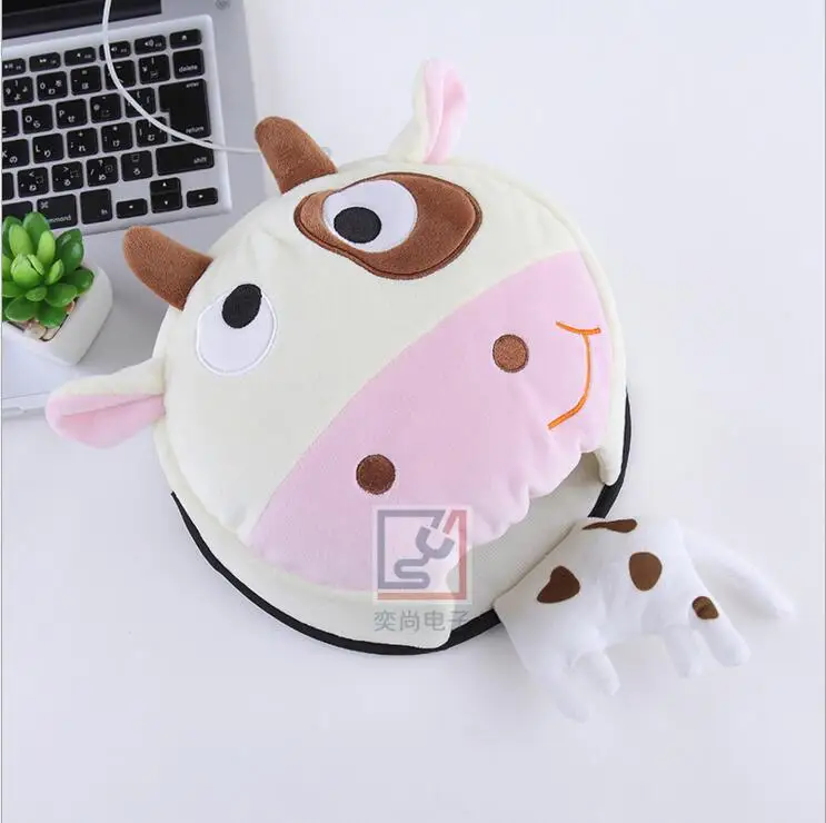 Зимний теплый коврик для мыши [HFSECURITY] с USB портом и ремешком на руку|mouse mat|mouse pad usbwarm