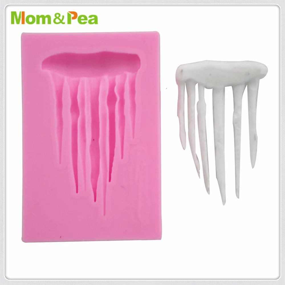 Силиконовая форма в форме сосулек Mom &amp Pea mpa2015 украшение для торта 3D мастики и