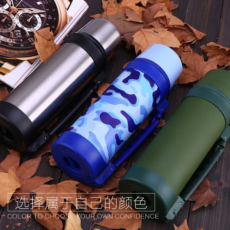 Камуфляжный термос из нержавеющей стали 1300 мл|metal thermos|steel thermos bottlesstainless bottle |