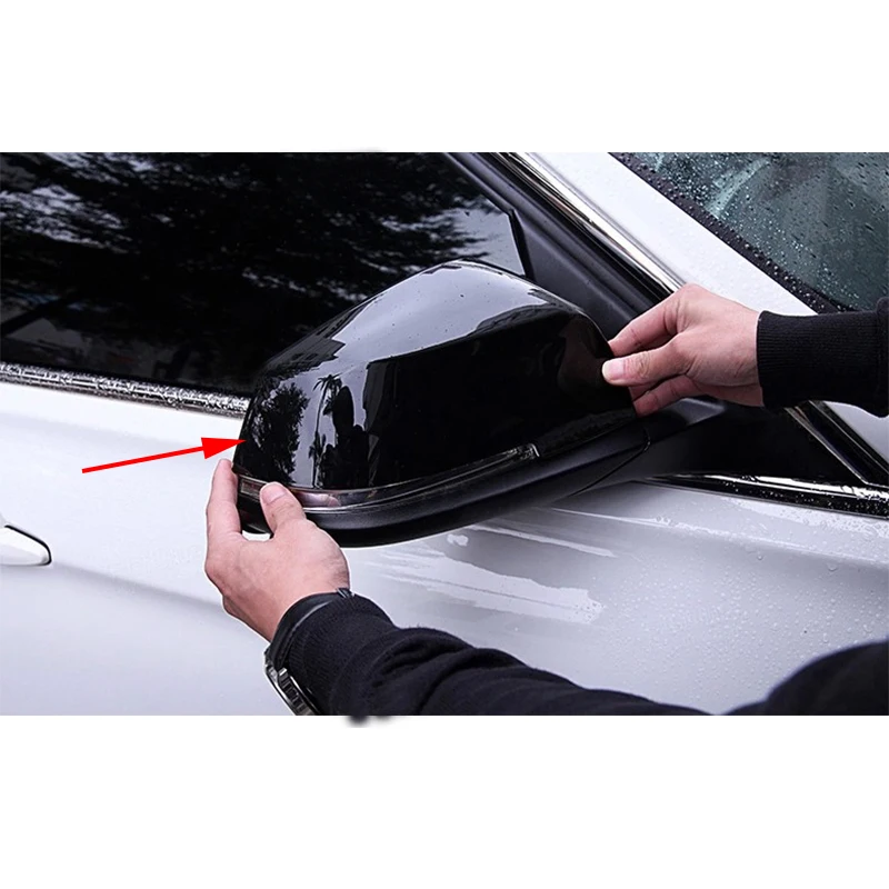 2 шт. декоративные накладки на боковые зеркала заднего вида для BMW X1 E84 13-15 и 1 серии