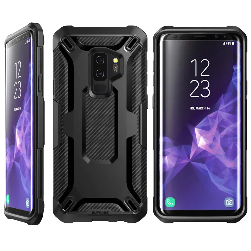 SUP чехол для Galaxy S9 Plus, единорог, жук, серия TPU+ Жесткий Поликарбонат, Премиум гибридный защитный чехол, задняя крышка